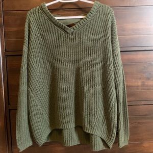 Strap back detail sweater